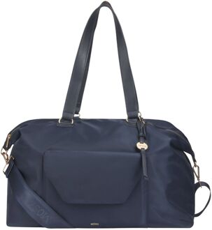 Sandy weekendtas navy blue Donkerblauw