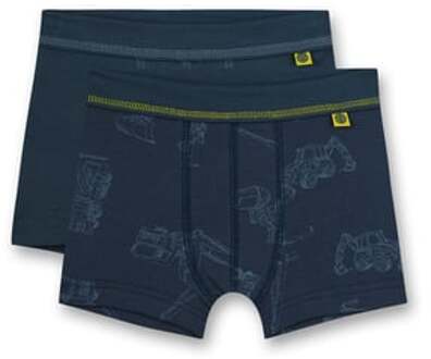 sanetta Hip shorts Dubbelpak donkerblauw - 92