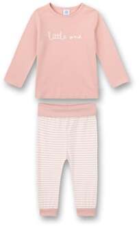 sanetta Pyjama silver roze Roze/lichtroze - 86