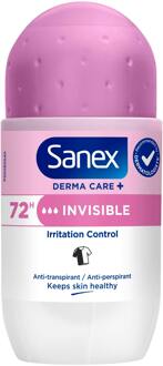 Sanex Deodorant Sanex Derma Care+ Invisible 72H Roll-on 53 ml