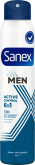 Sanex Deodorant Sanex Men Active Control 72H Deo Spray 200 ml