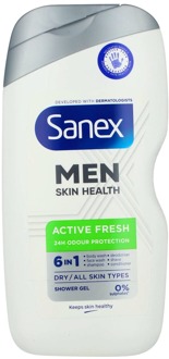 Sanex Douchegel Sanex Men Showergel Active Fresh 400 ml