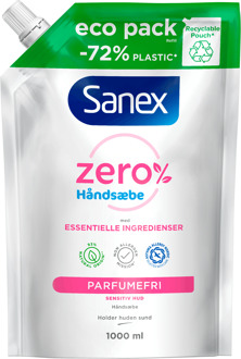 Sanex Handzeep Sanex Zero % Hand Soap Refill 1000 ml