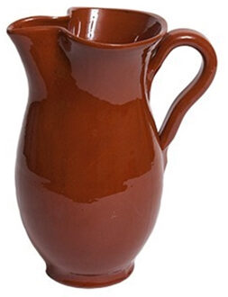 Sangria/limonade sapkan/schenkkan karaf - Spaans Terracotta - 2000 ml - keramiek