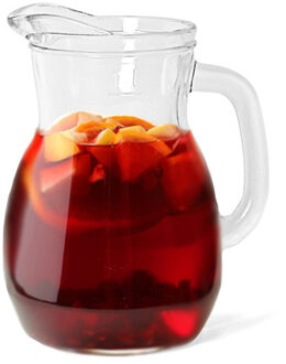 Sangria schenkkan 1 liter - Waterkannen Transparant