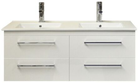 Sanicare Badkamermeubelset Sanicare Q14 4 Laden Truffel (spiegel optioneel)