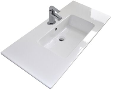 Sanicare Badkamermeubelset Sanicare Q8 Drie Zelfsluitende Soft-Closing Laden 100x46 cm (alle kleuren, spiegel optioneel)