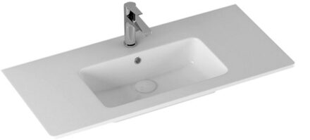 Sanicare Badkamermeubelset Sanicare Q8 Twee Zelfsluitende Soft-Closing Laden 100x46 cm (alle kleuren, spiegel optioneel)