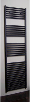 Sanicare design handdoekradiator 45x172cm zwart mat