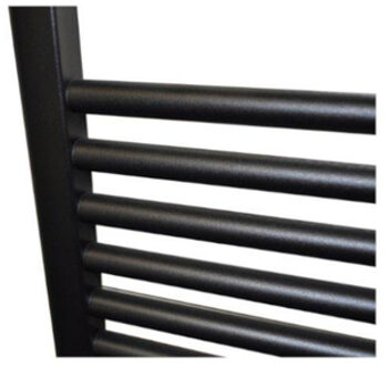 Sanicare design handdoekradiator 60x112cm zwart mat