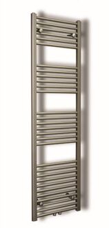 Sanicare Designradiator Sanicare Inox-Look Inclusief Ophanging Midden Aansluiting Recht 160x45 cm Grijs