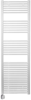 Sanicare Electrische Wifi Radiator Sanicare HPW Carini 172x45 cm Wit Met Thermostaat Zilver Linksonder