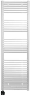 Sanicare Electrische Wifi Radiator Sanicare HPW Carini 172x45 cm Wit Met Thermostaat Zwart Linksonder