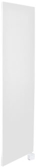 Sanicare Electrische Wifi Radiator Sanicare HPW Carini Denso 180x40 cm Mat Wit Met Thermostaat Wit Rechtsonder