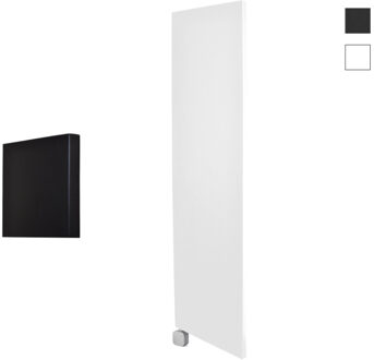 Sanicare Electrische Wifi Radiator Sanicare HPW Carini Denso 180x40 cm Mat Wit Met Thermostaat Zilver Linksonder