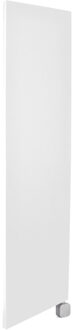 Sanicare Electrische Wifi Radiator Sanicare HPW Carini Denso 180x40 cm Mat Wit Met Thermostaat Zilver Rechtsonder