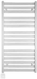 Sanicare Electrische Wifi Radiator Sanicare HVP Carini Moda 120x60 cm Mat Wit Met Thermostaat Wit Linksonder