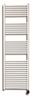 Sanicare elektrische design radiator 45x172cm chroom met thermostaat rechts chroom