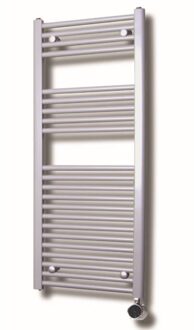 Sanicare elektrische design radiator 60x112cm chroom met thermostaat rechts chroom