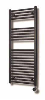 Sanicare Elektrische Design Radiator Sanicare Plug En Play 111,8 x 45 cm Chroom Thermostaat Chroom 435 Watt