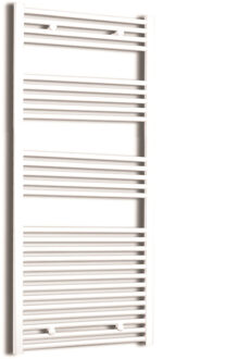 Sanicare Elektrische Design Radiator Sanicare Plug & Play 172x45 cm Wit 920 Watt Met Chroom Thermostaat Links