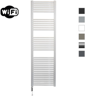 Sanicare Elektrische Radiator Sanicare HWV Met Wifi 172x45 cm Wit 920W Met Thermostaat Wit Linksonder