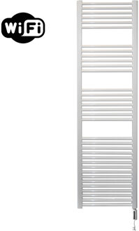 Sanicare Elektrische Radiator Sanicare HWV Met Wifi 172x45 cm Wit 920W Met Thermostaat Wit Rechtsonder