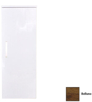 Sanicare Kolomkast Sanicare Q1/Q12/Q17 Soft-Close Deur Chromen Greep 90x33,5x32 cm Belluno Belluno-Eiken