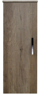 Sanicare Kolomkast Sanicare Q1/Q12/Q17 Soft-Close Deur Chromen Greep 90x33,5x32 cm Truffel