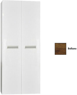Sanicare Kolomkast Sanicare Q2/Q3/Q8 2-Deurs Soft-Closing 160x67x32 cm Belluno Belluno-Eiken