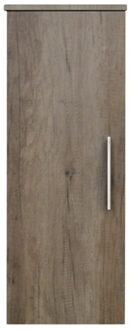 Sanicare Kolomkast Sanicare Q4/Q15 1 Soft-Closing Deur 90x33,5x32 cm Schots-Eiken Bruin