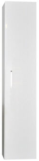 Sanicare Kolomkast Sanicare Q6/Q14/Q16 1 Soft-Closing Deur 160x33,5x32 cm Hoogglans Wit