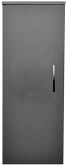 Sanicare Kolomkast Sanicare Q6/Q14/Q16 Soft-Close Deur Chromen Greep 90x33,5x32 cm Antraciet