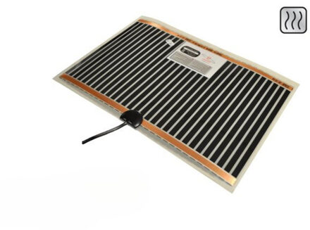 Sanicare Q-mirrors spiegelverwarming element 410 x 524mm Zelfklevend en rechtstreeks aan te sluiten op het lichtnet SVWQ.410/524