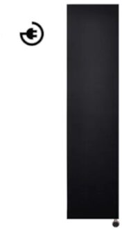 Sanicare Radiator Elektrisch Design Sanicare Denso 180 x 40 cm. Mat Zwart Thermostaat Zwart Rechtsonder