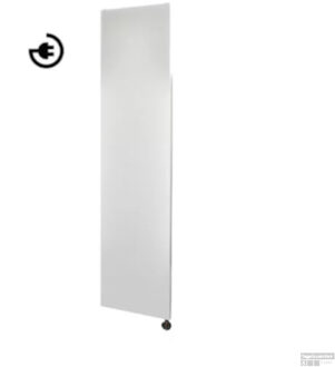 Sanicare Radiator Sanicare Denso 180 x 40 cm. Mat Wit Thermostaat Chroom Linksonder