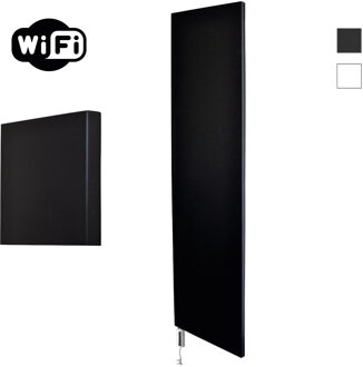 Sanicare Radiator Sanicare Denso Met WiFi 180 x 40 cm Mat Zwart Met Thermostaat Wit Linksonder