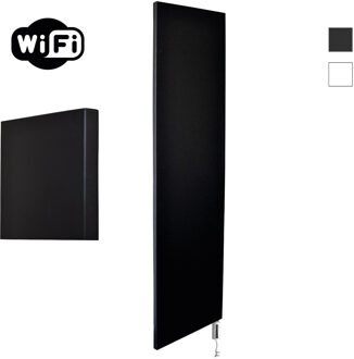 Sanicare Radiator Sanicare Denso Met WiFi 180 x 40 cm Mat Zwart Met Thermostaat Wit Rechtsonder