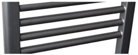 Sanicare Radiator Sanicare Recht 111,8 x 45 cm Gunmetal