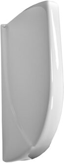 Sanicare Schaamschot Sanicare Rondo 70x40 cm Keramiek Wit Wit Chroom