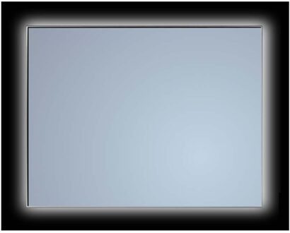 Sanicare Spiegel Ambiance 80 cm. met "Warm White" leds (dimbaar met handsensor schakelaar) omlijsting chroom