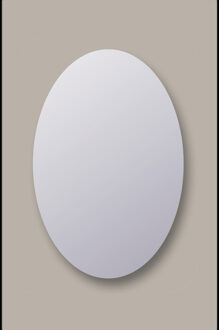 Sanicare Spiegel Ovaal Sanicare Q-Mirrors 120x80 cm PP Geslepen Incl. Ophanging Sanicare