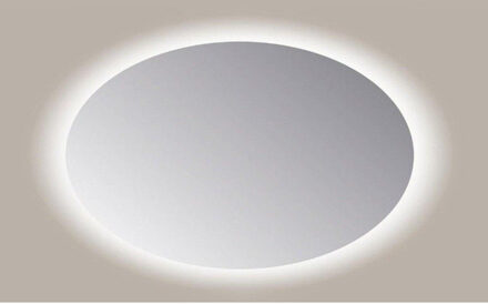 Sanicare Spiegel Ovaal Sanicare Q-Mirrors 140x90 cm PP Geslepen LED Cold White Met Sensor Sanicare