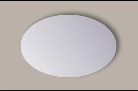 Sanicare Spiegel Ovaal Sanicare Q-Mirrors 80x120 cm PP Geslepen Incl. Ophanging Sanicare