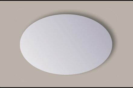 Sanicare Spiegel Ovaal Sanicare Q-Mirrors 80x120 cm PP Geslepen Incl. Ophanging