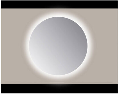 Sanicare Spiegel Rond Sanicare Q 100 cm Ambi Warm White LED PP Geslepen (Zonder Sensor)