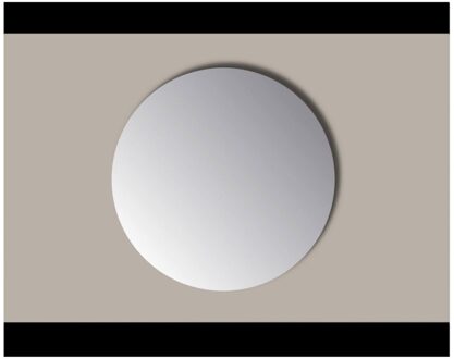 Sanicare Spiegel Rond Sanicare Q-mirrors Zonder Omlijsting 80 cm PP Geslepen Sanicare