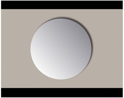 Sanicare Spiegel Rond Sanicare Q-mirrors Zonder Omlijsting 80 cm PP Geslepen