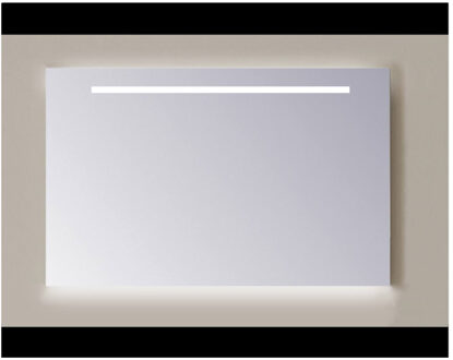 Sanicare Spiegel Sanicare Q-mirrors 60 x 100 cm Cold White LED Ambi Licht Onder PP Geslepen