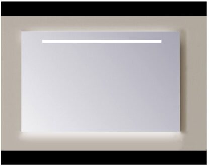 Sanicare Spiegel Sanicare Q-mirrors 60 x 70 cm Warm White LED Ambi Licht Onder PP Geslepen Sanicare